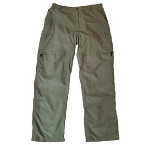 The North Face Convertible Hiking Outdoor Pants Women's XL Olive Green